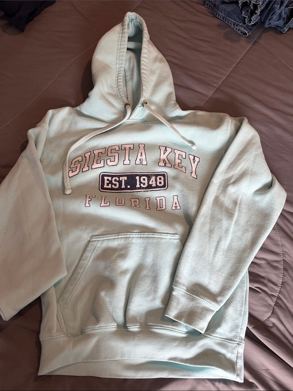 Siesta Key Light Mint Pullover Hoodie - Women's Casual Jacket